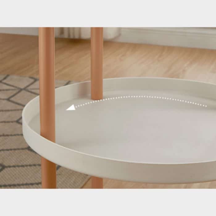 Luxuriöser, beweglicher Servierwagen, einfacher Küchen- und Wohnzimmer-Aufbewahrungsständer für Teeservice, Three Layers, Two Layers – Bild 6