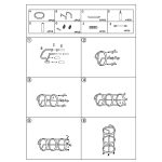 Luxuriöser, beweglicher Servierwagen, einfacher Küchen- und Wohnzimmer-Aufbewahrungsständer für Teeservice, Three Layers, Two Layers – Bild 7