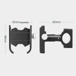 Fahrrad Handyhalter Motorrad Elektroauto Navigation Handyhalter, Handlebars, Rearview Mirrors – Bild 3