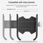 Fahrrad Handyhalter Motorrad Elektroauto Navigation Handyhalter, Handlebars, Rearview Mirrors – Bild 6