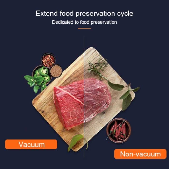Vakuumverpackungsmaschine für Haushaltsnahrungsmittelmaschinen, Vakuumbeutel-Versiegelungsmaschine mit Nylon-Verbundstruktur, EU Plug, US Plug, UK Plug – Bild 7