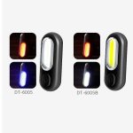 GOOFY DT-6005 Fahrradlicht, USB wiederaufladbar, Rücklicht, Mountainbike, Nachtwarnung, LED-Licht, 6005 Red Blue Light, 6005B Red White Light – Bild 7