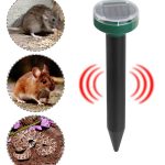 2 Stück Solar-Mäusevertreiber, Ultraschall-LED, Manor Farm, Reisfeld, Mausvertreiber, Schlangenvertreiber, Solar Mouse Repeller (Round ), Solar Mouse Repeller (Square)