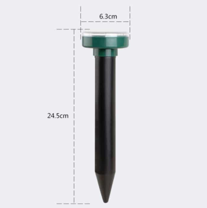 2 Stück Solar-Mäusevertreiber, Ultraschall-LED, Manor Farm, Reisfeld, Mausvertreiber, Schlangenvertreiber, Solar Mouse Repeller (Round ), Solar Mouse Repeller (Square) – Bild 4