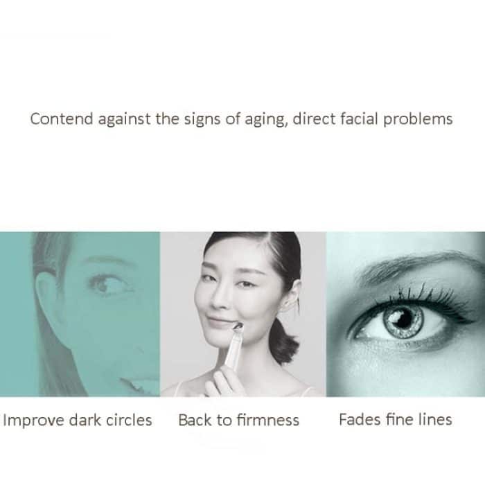 2-teiliges Augen- und Lippenmassagegerät zum Verdünnen der Tränensäcke ohne Batterie – Bild 3