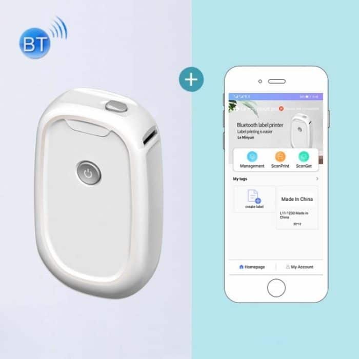 TBD04612629.jpg L11 Thermoetikettendrucker Home Bluetooth Portable Label Machine ohne Papier – Bild 1