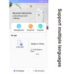 L11 Thermoetikettendrucker Home Bluetooth Portable Label Machine ohne Papier – Bild 3