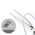 10 Stück Angel-Spezialschere, faltbar, Edelstahl, Angelgerät, Plastic Handle Color Random Delivery, Metal Handle Color Random Delivery – Bild 3