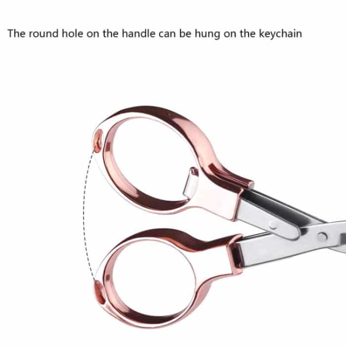 10 Stück Angel-Spezialschere, faltbar, Edelstahl, Angelgerät, Plastic Handle Color Random Delivery, Metal Handle Color Random Delivery – Bild 4