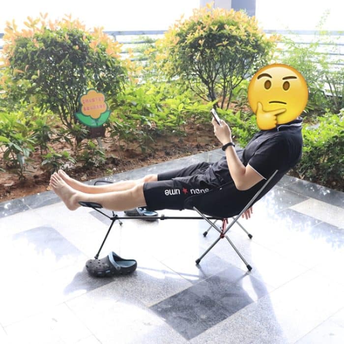 Outdoor-Strandstuhl aus Aluminiumlegierung, ultraleicht, für Camping, Grill, Angeln, tragbar, zusammenklappbar, Outdoor Beach Chair – Bild 5