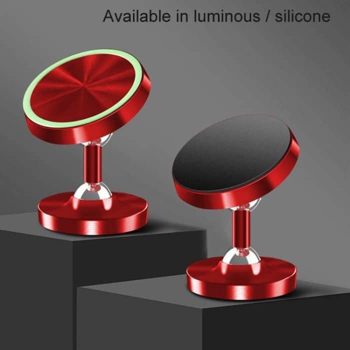 3 PCS Autotelefonhalter Legierung Magnetischer Universal Dual Ball Rotierender Autotelefonhalter, Matte Black, Frosted Silver, Matte Red, Luminous Black, Luminous Silver, Luminous Red, Golden (Single Ball), Black (Single Ball), Silver (Single Ball) – Bild 3