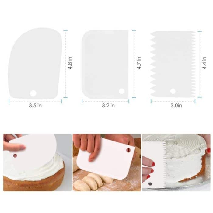 Kuchen-Drehteller-Set, Tischdekoration, Mundstück, Silikonbeutel, Backen, DIY-Kombination, 6 PCS/Set, 12 PCS/Set, 60 PCS/Set – Bild 3