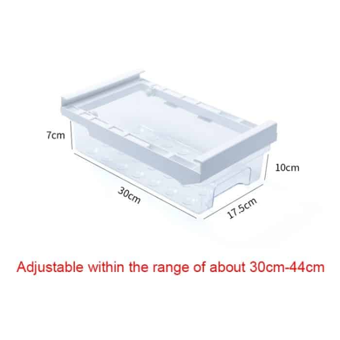 Aufbewahrungsbox für Kühlschränke Hängende Schublade Typ Frischhaltebox Transparente Aufbewahrungsbox für Obst und Gemüse – Bild 2