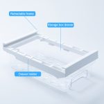 Aufbewahrungsbox für Kühlschränke Hängende Schublade Typ Frischhaltebox Transparente Aufbewahrungsbox für Obst und Gemüse – Bild 3