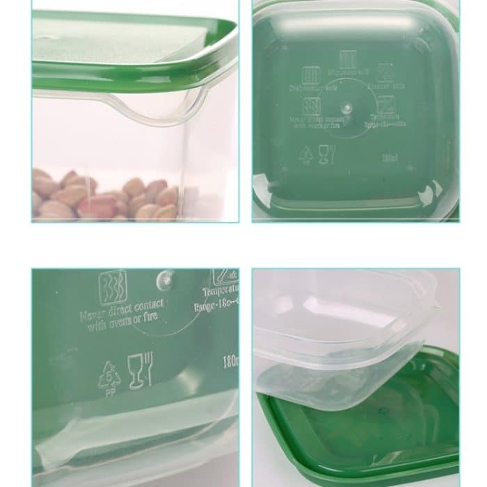 16 in 1 Haushalts-Frischhalte-Box-Set Kühlschrank Gefrieren und Kühlen Multifunktionale Aufbewahrungsbox-Set – Bild 9