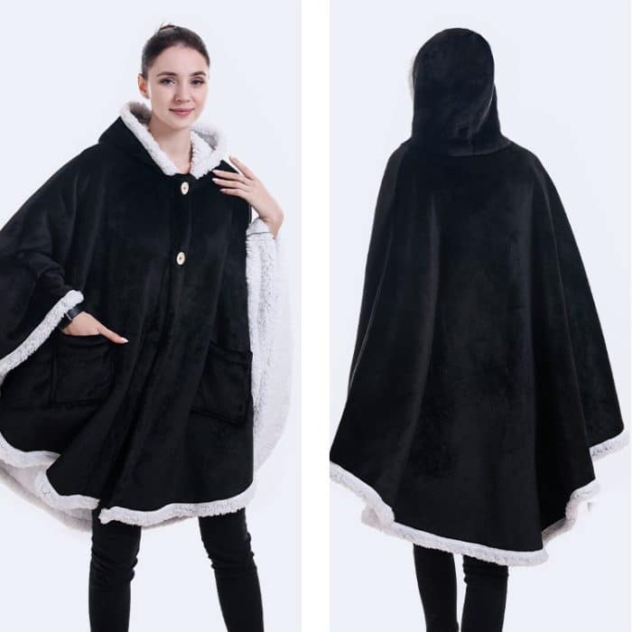 Weiche und warme Schaldecke aus einfarbigem Flanell, Black, Red, Wine Red, Blue, Rose Red, Navy, Gray, Pink, Lotus Pink – Bild 3