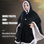 Weiche und warme Schaldecke aus einfarbigem Flanell, Black, Red, Wine Red, Blue, Rose Red, Navy, Gray, Pink, Lotus Pink – Bild 6