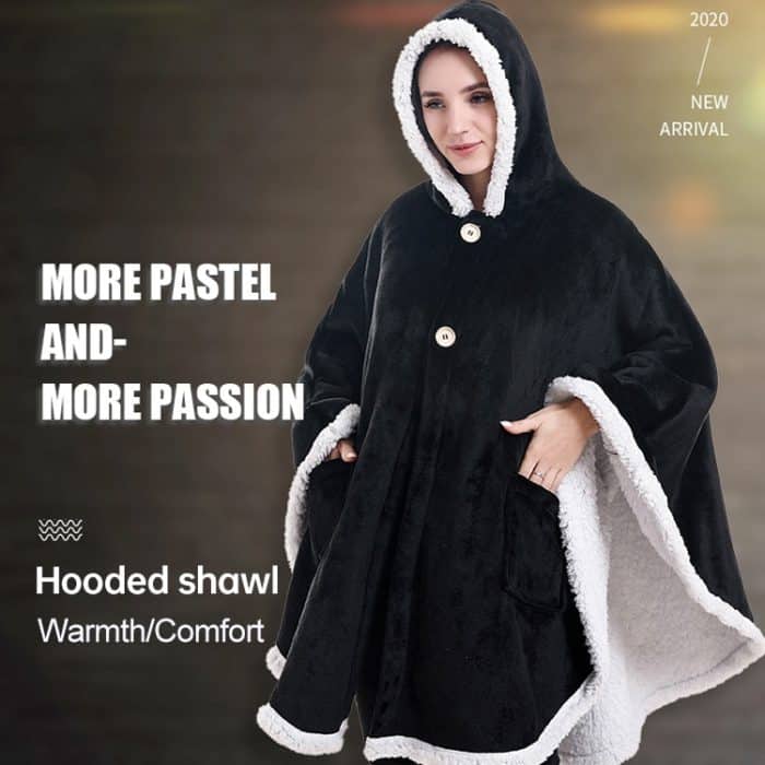 Weiche und warme Schaldecke aus einfarbigem Flanell, Black, Red, Wine Red, Blue, Rose Red, Navy, Gray, Pink, Lotus Pink – Bild 6