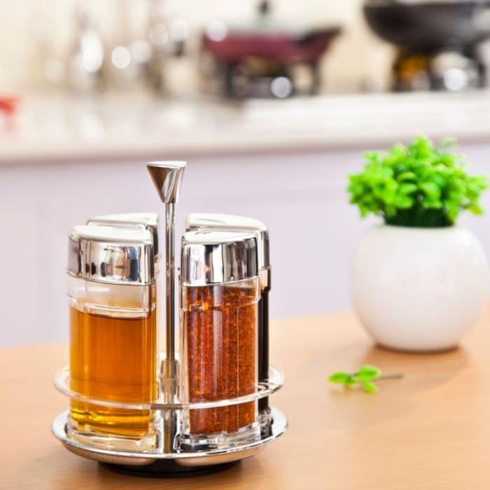 Haushaltsküche Rotierender Gewürztopf Gewürzkasten Kombination – Bild 2