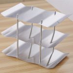 Edelstahl Schmiedeeisen Weinregal Weinschrank Dekoration – Bild 2