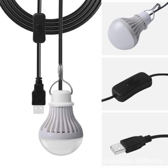 USB-Glühbirne, Campingleuchte, Notlicht, 1 PCS, 2 PCS – Bild 4