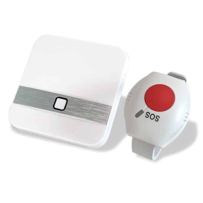 EM-70 Wireless Notfallalarm Armband Senden Hilfesignal Sturzerkennung SOS-Taste für alte Menschen, Kinder – Bild 5