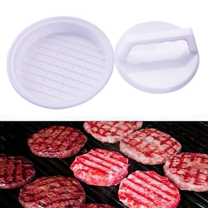 10 PCS runde Form Hamburger Presser Kunststoff Hamburger Rindfleisch Grill Burger Press Patty Maker Mould Mould – Bild 5