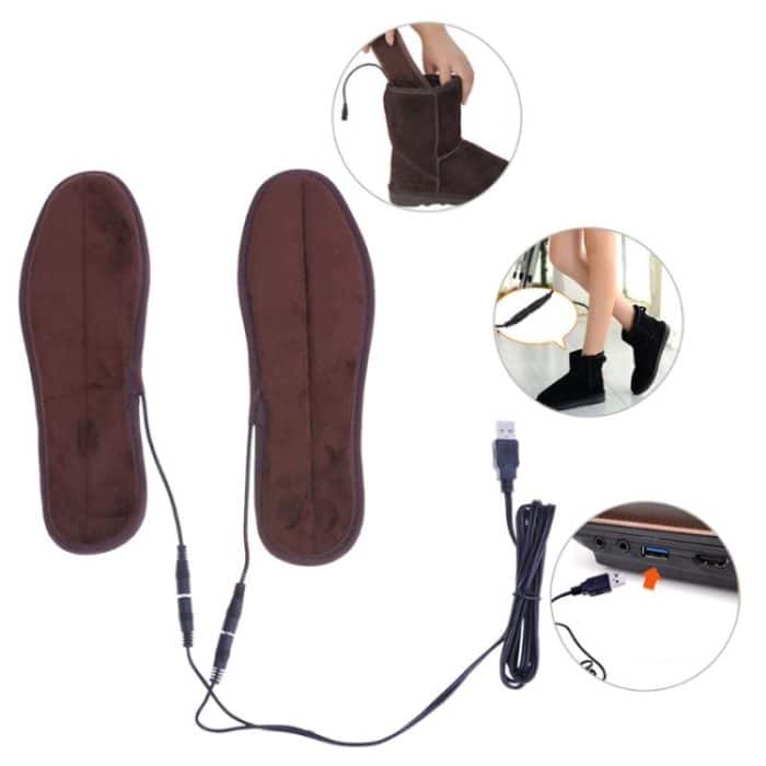2 Paar USB-Schuhtrockner, elektrische Einlegesohlen, Schuh-Winter warm halten, beheizte Einlegesohle für Schuhe, Stiefel, 35-36, 37-38, 39-40, 41-42, 43-44 – Bild 5