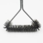 12 Zoll BBQ Brush Edelstahl Drahtborsten Reinigungsbürsten mit Griff – Bild 5