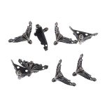 10 PCS Antike Bronze Schmuck Geschenkbox Holzetui Dekorative Füße Bein Eckschutz – Bild 4