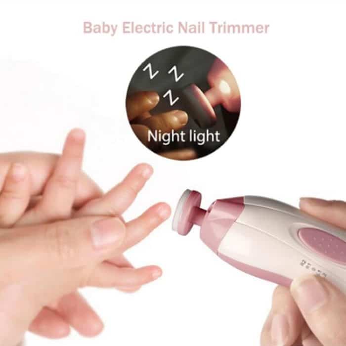 Elektrischer sicherer Nagelknipser, Baby-Nagelschneider, Maniküre, Pediküre, Schere – Bild 9