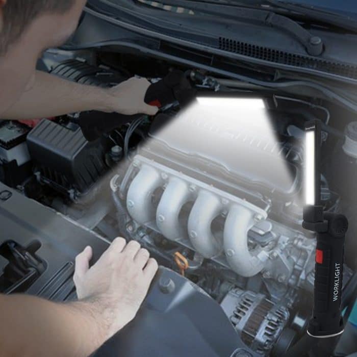 Tragbare tragbare Arbeitsleuchten, USB-Aufladung, multifunktionale und klappbare Notleuchten – Bild 11