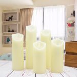 5 in 1 Fernbedienung Gelbes Licht LED Kerzenlampe Halloween Weihnachten Hochzeit Dekoratives Licht – Bild 3