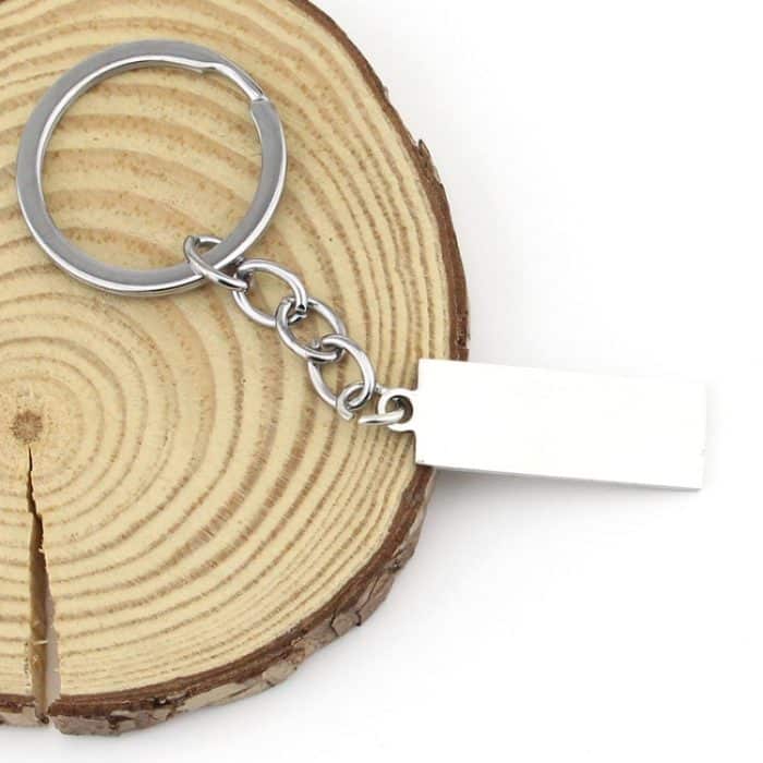 Modischer Schlüsselanhänger mit Gravur „Drive Safe I Need You Here With Me“ Schlüsselanhänger für Paare, Freund, Freundin, Schmuck, Fashion Keyring – Bild 6