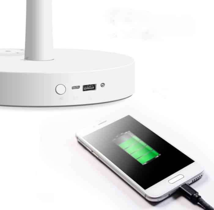 Home Lüfterlampe Desktop Teleskopboden Multifunktionale wiederaufladbare Fülllichthalterung – Bild 3