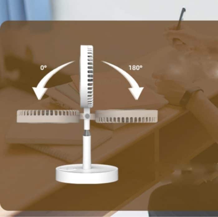 Home Lüfterlampe Desktop Teleskopboden Multifunktionale wiederaufladbare Fülllichthalterung – Bild 6