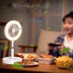 Home Lüfterlampe Desktop Teleskopboden Multifunktionale wiederaufladbare Fülllichthalterung – Bild 7