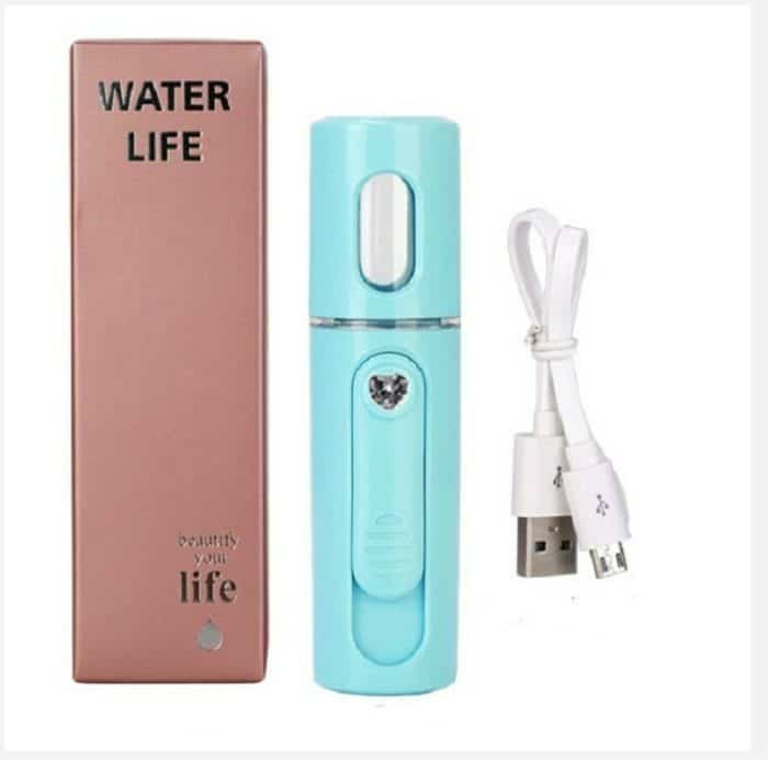 Gesichtsdampfer, Nano-Dampfer, praktischer Gesichtsfeuchtigkeitssprüher, wiederaufladbar, Mini-USB-Aufladung – Bild 2