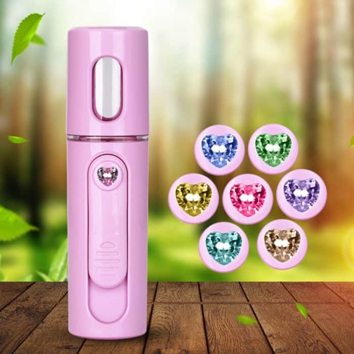 Gesichtsdampfer, Nano-Dampfer, praktischer Gesichtsfeuchtigkeitssprüher, wiederaufladbar, Mini-USB-Aufladung – Bild 13