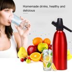 Manueller Soda-Siphon, CO2-Spender, Wasserblasengenerator, kühles Getränk, Cocktail-Soda-Maschine, Aluminium-Bar, DIY-Soda-Maker, Kapazität: 1 l – Bild 6