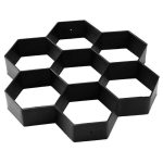 Kunststoff-Bodenform, ultraleicht, für DIY-Gartenpflaster, sechseckige, ausgefallene Form, Paving Hexagonal Fancy Mould