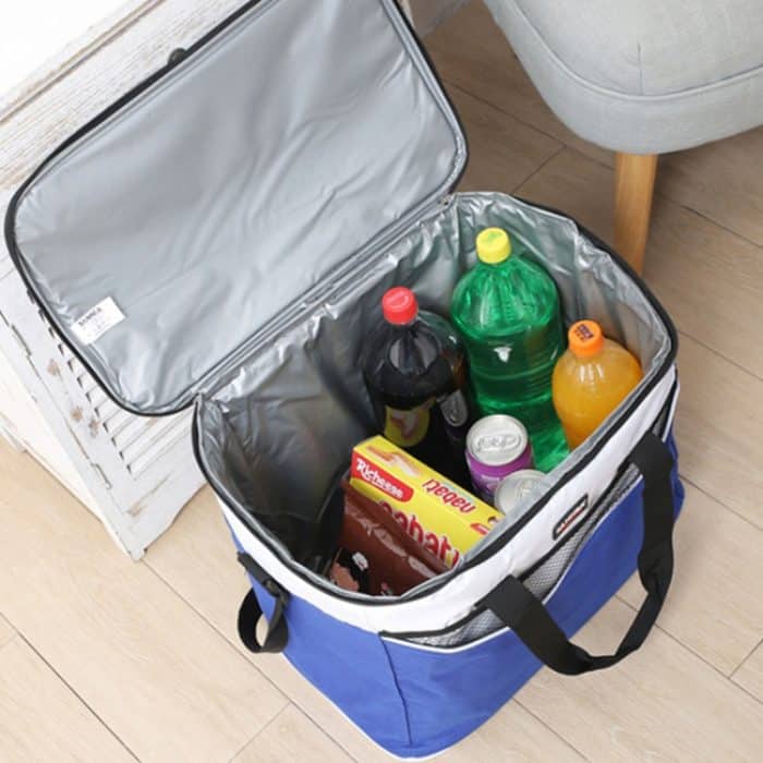 34L großes Oxford-Wärmedämmpaket, tragbare Picknick-Behältertaschen, das Pflanzenpaket, Lebensmittel-Isoliertasche, Kühltaschen – Bild 7