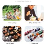 34L großes Oxford-Wärmedämmpaket, tragbare Picknick-Behältertaschen, das Pflanzenpaket, Lebensmittel-Isoliertasche, Kühltaschen – Bild 9