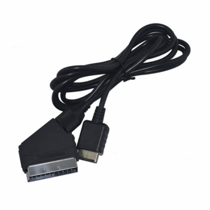 TBD0493153.jpg 1,8m für Sony PS2 / PS3 RGB SCART Kabel TV AV-Lead-Ersatzanschlusskabel für PAL / NTSC-Konsolen – Bild 1