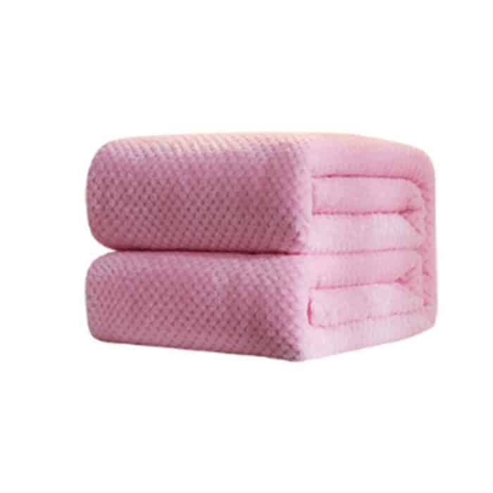 TBD049371901A.jpg Dicke einfarbige Mesh-Ananas-Flanelldecke, Korallenvlies, Klimaanlage, Sofabezug, Winter, warme Laken, leicht zu waschende Kunstfelldecken, 100x150cm, 120x200cm, 150x200cm, 180x200cm – Bild 1