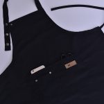 Reine Farbe Kochen Küchenschürze für Frau Männer Chef Kellner Cafe Shop BBQ Friseur Schürzen – Bild 3