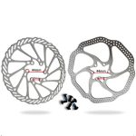 2 Stück Avid Fahrradbremsbeläge Disc Six Nails Mountainbike Scheibenbremsbeläge, 160mm G3, 180mm G3, 160mm HS1, 180mm HS1 – Bild 6