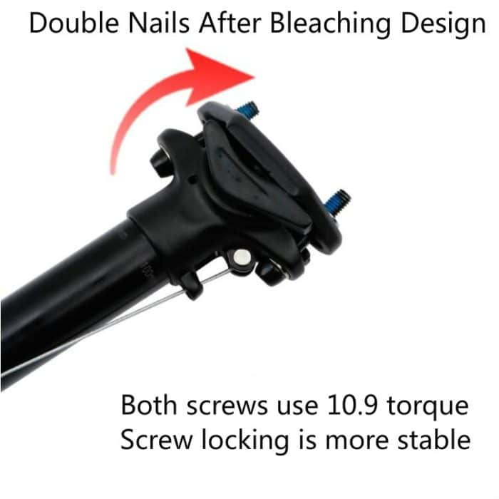 ZOOM Fahrrad-Sattelstütze mit drahtgesteuertem, hydraulischem Hub-Sattelrohr und Mountainbike-Sattelstütze, 30.9mm 375mm External Routing, 31.6mm 375mm External Routing, 30.9mm 400mm Internal Routing, 31.6mm 400mm Internal Routing – Bild 4