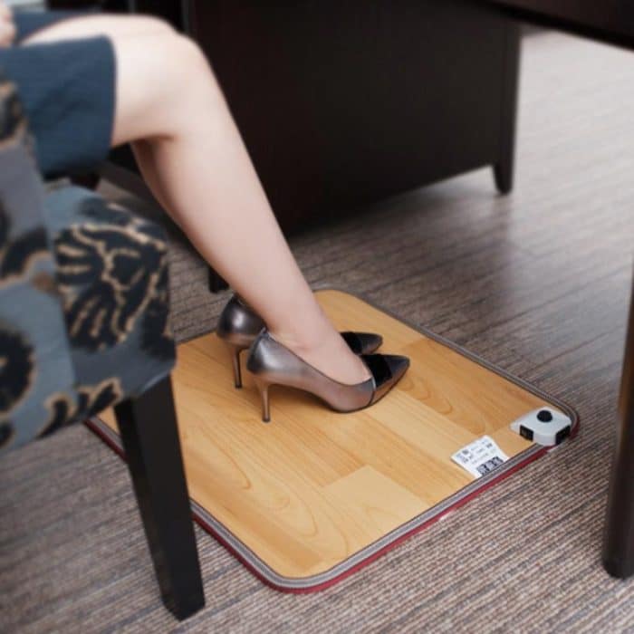 50x30cm Fußwärmer Elektrischer Artefaktstecker Heizmatte Büroheizkissen Warmfußthermostat – Bild 1