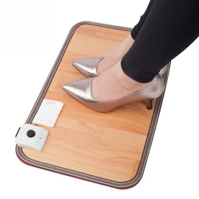 50x30cm Fußwärmer Elektrischer Artefaktstecker Heizmatte Büroheizkissen Warmfußthermostat – Bild 6